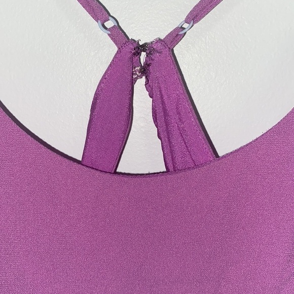 Halston Heritage Orchid Purple Cut Out High Neck Tie Open Back Maxi Gown Dress - Picture 4 of 10